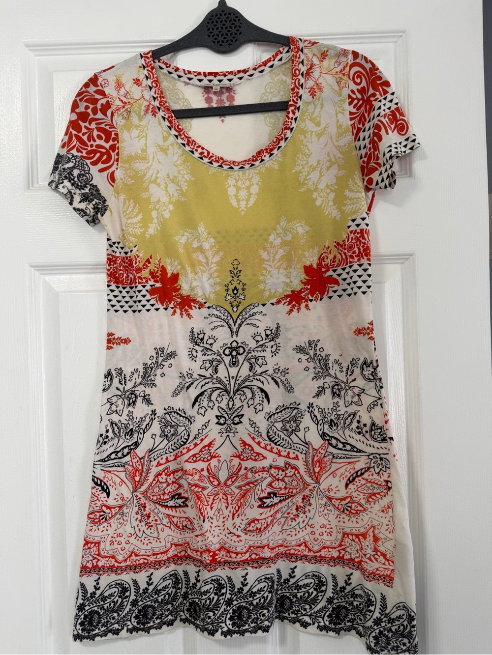 Etro Milano Made in Italy Archive Paisley Tunic Dress  XS